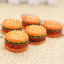 Hamburger Key Chain Ring Charm Pendant Bag Purse Food Keyring Women,Jewelry3Ce