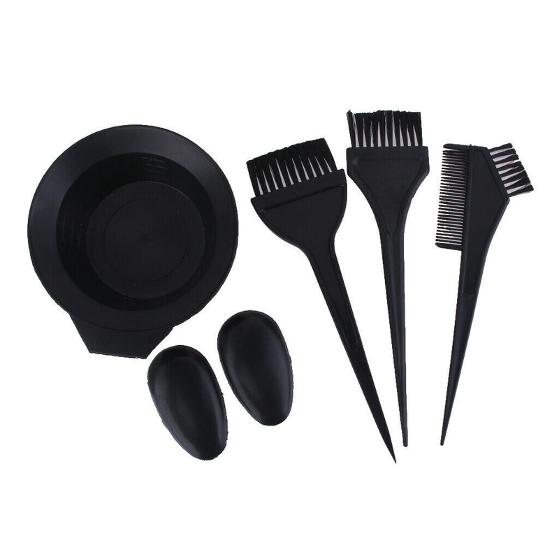 Salon Hairdressing Coloring Dye Tint Mixing Bowl Color Comb Brush Tool Kit
