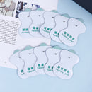 10Pcs Snap On Replacement Electrode Pads Cable For Tens Unit  Massager Ew