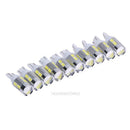 10pcs Car Led Lights T10 5630 10smd Led Wide Light W5W 168 194 192 158 White