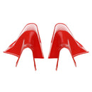 Pair Motor Handlebar Hand Brush Guards Protector Handguards for Yamaha - Red