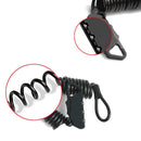 Mini PVC 1400mm Fold Backpack Cycling Helmet Cable Password Bicycle Lock
