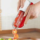 Zip Slicer for Tomatoes Grapes Large Amount of Salad Fast and Easy (Red)