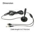 Indoor 300 Mile HDTV Antenna Aerial HD Digital TV Signal Booster Amplifier Cable