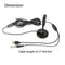 Indoor 300 Mile HDTV Antenna Aerial HD Digital TV Signal Booster Amplifier Cable