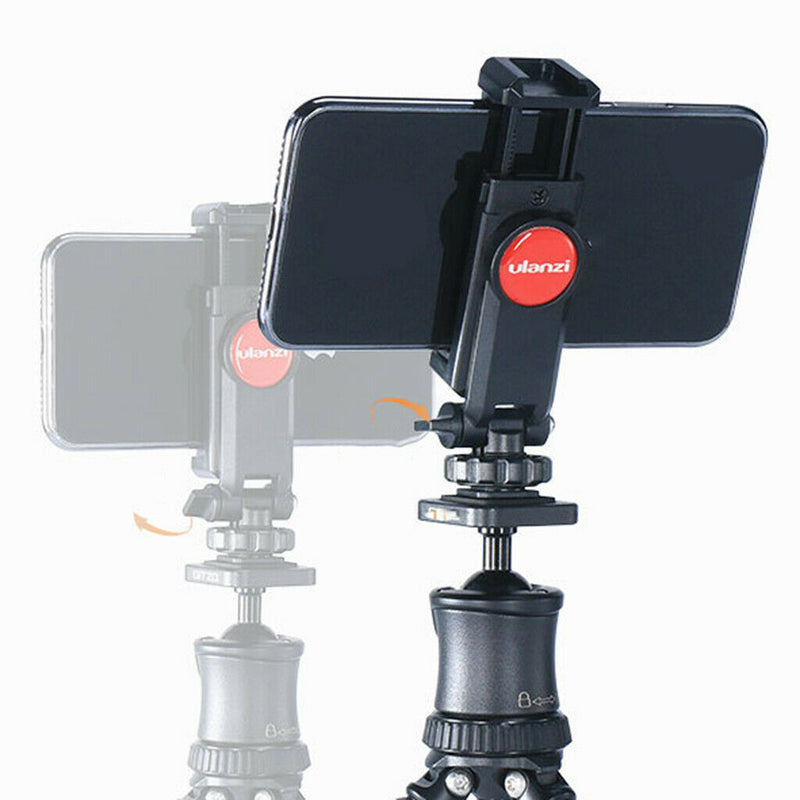 1Pcs Adjustable Black Small Mini Phone Clip Tripod Adapter Holder Universal