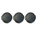 3Packs Cap Lens Cap 46mm Lens Cap Lens   Universal Strap for Camcorder