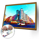 Colorful Street View Paper Puzzles 1000pcs Adults Kids Jigsaw Assemble Toys