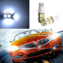 2PCS 194 168 W5W T10 9SMD-5050 LED White Light Car Tail Lamp Bulb Bright