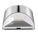 2pcs Warm White 4 LED Solar Lights Waterproof  Wall Stair Lamp for Security