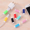 5Pcs Cable Protector Data Line Colors Cord Protector Protective Case Long S S6W3