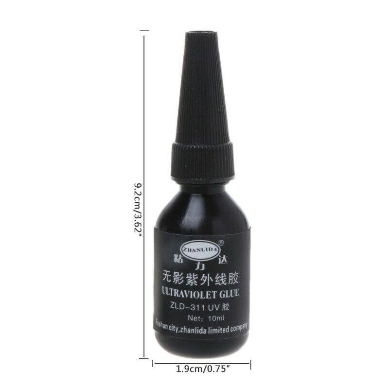 Ultraviolet Glue UV Light Adhesive Strong Bonding For Ceramic Glass Crystal New
