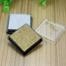 2Pc DIY Inkpad Sponge Mini Cube Ink Pad Craft Fabric Stamp Wood Scrapbo UYT