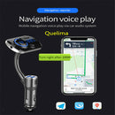 Car Bluetooth 5.0 Wireless FM Transmitter MP3 Radio Adapter USB Charger Kit
