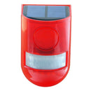 New Solar Infrared Motion Sensor Alarm With 110Db Siren Strobe Light For Ho P7T5
