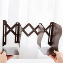 1 Pcs The Freedom To Adjust Bookshelf Large Metal Bookend Desk Holder Stand X3H4
