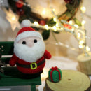 Wool Felt Handmade Poked DIY Non Finish Santa Claus Needle Material Bag Set