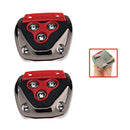 Refit Universal 3PCS Car Pedal Cover Set Foot Pads Grip Non-Slip Clutch B SOV