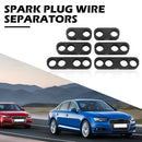6pcs Billet Aluminum Ignition Spark Plug Wire Separators Dividers 7mm 8mm 9.5mm