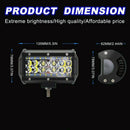 1X 5" 84W Car LED Work Light Bar Spot Flood Beams Combo For Off-road SUV Tr  J&M