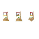 3PCS Bird Perch Stand Parrot Stand Parrots Platform Ladders Exercise Playstand