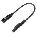 23cm Type-C Female to Microsoft 5th w/PD Chip for Microsoft Surface Pro 3/4/5/6