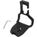 Metal L-Shaped Vertical Shoot Quick Release Plate/Camera Bracket Holder Gri