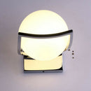 Unique Creative Metal Glass Ball Wall Lamp Led Wall Lights for Passage Corr