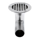 Heavy Duty 1-1/4" Boat Deck Drain Fitting 90 Deg 316 Stainless Steel for Marine