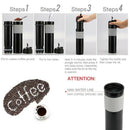 350Ml Portable French Pressed Coffee Bottle Coffee Tea Maker Coffee Filter