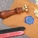 100pcs Retro Octagon Fire Painting Pills Sealing Wax Grain for Envelope (F) A