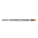Dual-purpose 2 Brass Head Leather Edge Oil Gluing Dye Pen Paint Roller Tool