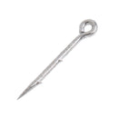 20Pcs High-carbon Steel Sea Fishing Worm Hooks Fishhook Live Bait Hooks M