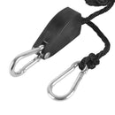 4 Pairs 1/8 Inch Adjustable Heavy Duty Rope Hanger - Reinforced Metal Inter