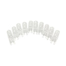 10Pcs G9 Superbright 25W Tungsten Halogen Bulb Lamp Lighting Light Warm Whi