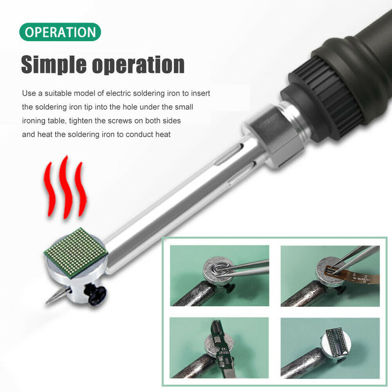 Small Ironing Table Desoldering Various Cable Holders for T12 936 IC Chips