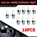 T10 Ceramic LED Car License Plate Bulbs Light W5W LED Auto Clearance Light Bulbs