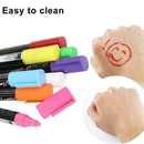 8PCS Liquid Chalk Pens Marker Reversible Neon Colours 6mm G Wipe K9Q0 Clean V5V3
