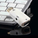Portable 1080P USB HDMI Male to VGA Audio Female TV AV Converter Adapter