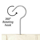 Portable Hanging Storage Organizer Bathroom Oxford Cloth Canvas Clothespin Bag