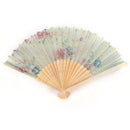 Chinese Folding Silk Pocket Flower Hand Fan Wedding Dance Party Color Random OZ