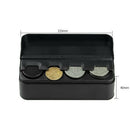 Car Coin Box Car Car Portable Plastic Purse Auto Parts Black