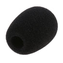 5 Pieces Microphone Sponge Windshields Wind Muff Protector Black for Meeting