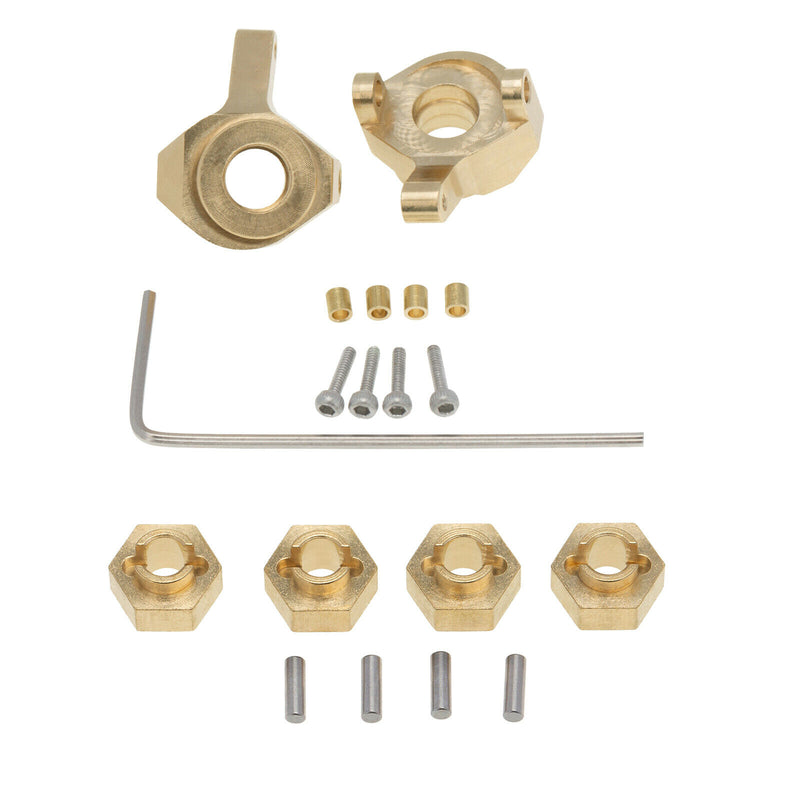 Front Steering Knuckle Hex Adapter Fit for Axial SCX24 AXI90081 1/24 Parts