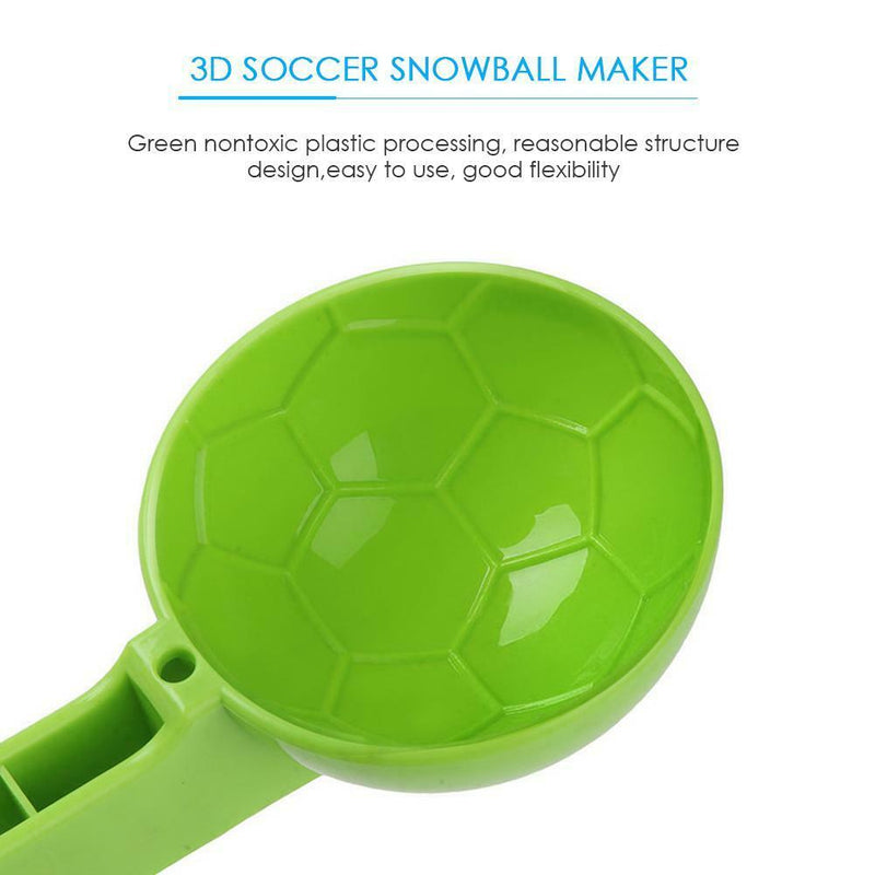 Winter Football Snowball Maker Clip Kids Outdoor Sports Snow Sand Mold Toys