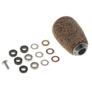 DIY Wood&Metal Handle Knob Tackle for D- Baitcasting Spinning Fishing Reel B