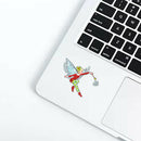 4pcs Colorful Elf DIY Round Self-adhesive Drill Stickers Diamond Painting