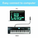 HiFing USB IN-OUT MIDI Interface Converter/Adapter with 5-PIN DIN MIDI CableF9T7