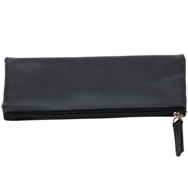 Leather Pencil Case Pouch Bag with Zipper,Pencil Case Soft Pencil Case Make O1Q4