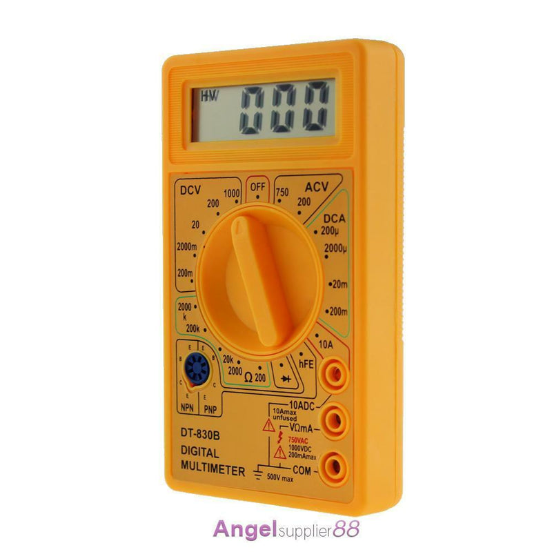DT-830B LCD Digital Multimeter AC/DC 750/1000V Amp Volt Ohm Tester Meter